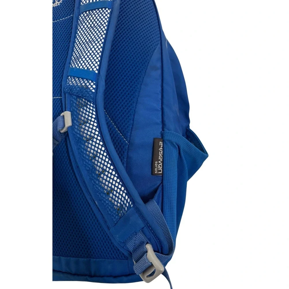 Osprey Koby Hiking Backpack Boys Blue Nylon Padded Straps Zip Outdoor Bag READ